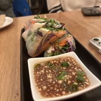 Spring rolls  at Kati Vegan Thai in Seattle