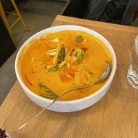 Red curry  at Kati Vegan Thai in Seattle