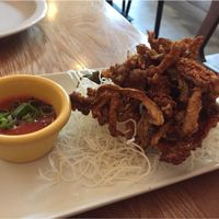Spicy devil wings  at Kati Vegan Thai in Seattle