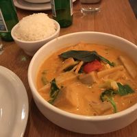 Red curry at Kati Vegan Thai in Seattle