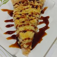 Apple crumble vegan at Pistatxo in Murcia