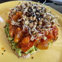 Avo—Toast  at Con.Siente de LULU La Bruja in Bacalar