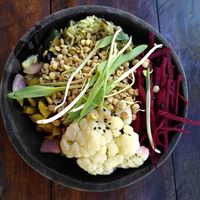 Energy bowl at Con.Siente de LULU La Bruja in Bacalar