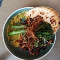 Mushroom bowl at Agatha's Licensed Cafe in Port Noarlunga