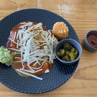 Vegan enchiladas  at Tequila N Tacos in Port Noarlunga