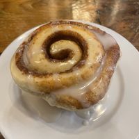 Cinnamon roll  at Seven Mile Cafe in Keller