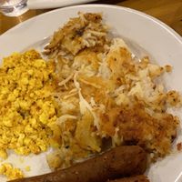 The usual vegan option at Seven Mile Cafe in Keller