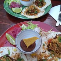 Vegan tacos at Guaka in Faro