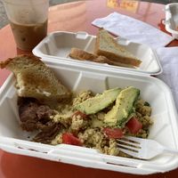 Tofu scramble. No nonsense vegan breakfast.   at Neighborhood Joe in St Petersburg