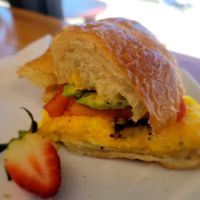 Egg sandwich with temphe. at Neighborhood Joe in St Petersburg