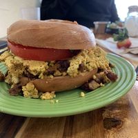 Tofu egg sandwich  at Neighborhood Joe in St Petersburg