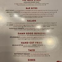 9AM-2PM weekend brunch menu as of 10/23  at Beer Kitchen in Kansas City