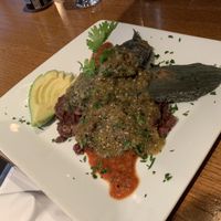 Jackfruit Tamales & beans at Beer Kitchen in Kansas City