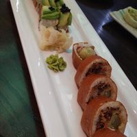 Vegan Sushi - Green Goddess and Cowgirl rolls at Blue Sushi Sake Grill in Westwood