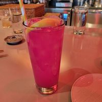 Dragon fruit lemonade at Blue Sushi Sake Grill in Westwood