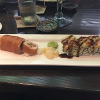 cowgirl and prince roll at Blue Sushi Sake Grill in Westwood