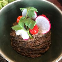 Black bean “hummus” at Lighthouse Grill in Edgartown