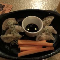 Tofu dumplings! at Cafe Mosaico in Quito