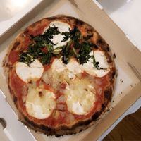 Vegan Mozzarella Pizza  :) at GG's Wood Fired Pizza in Milford