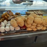 Fried items at Pong Tian Vegetarian  in Central Singapore