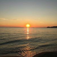 Seaview from Restaurant at San Antonio Beach Restaurant in Thasos