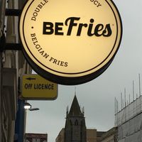 Sign  at BeFries in Brighton