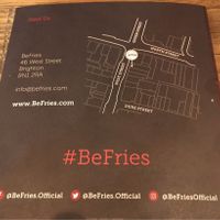 Map at BeFries in Brighton