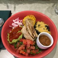 Burrito bowl at JivamukTea Cafe in New York City