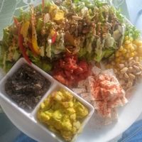 Salada Chilli Bean at Bigode Verde in Recife