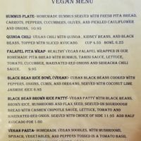 New vegan menu! at Baldwin Saloon in The Dalles