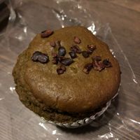 Matcha muffin  at Soiroum in Seoul