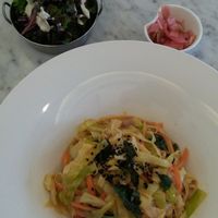 Stir fry podubu with tomato sauce at Soiroum in Seoul