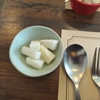 picked radish at Soiroum in Seoul