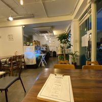 Interior. Nice huge windows at Soiroum in Seoul