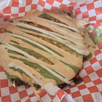 Mulitas with asada at El Cocinero Restaurant in Van Nuys