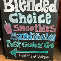 Food to go  at Blended Choice in Guerneville