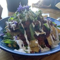 Vegan nachos  at Hunter in Rye