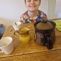 Large pot of tea #Veganuary at Crocus Cafe in Nottingham