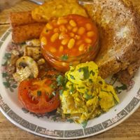 Vegan breakfast #Veganuary at Crocus Cafe in Nottingham