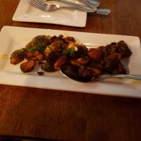 Brussel sprouts at Taberna Tapas in Durham