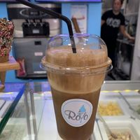 Vegan frappé at Royo in Rhodes