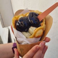 Bubblewaffle at Royo in Rhodes