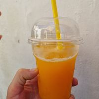 Lange orange juice at Royo in Rhodes