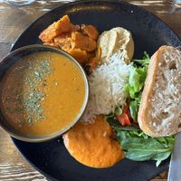 Vegan plate   at Salka Valka in Reykjavik