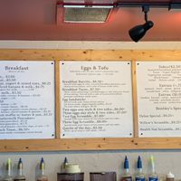 Menu at Bentley's House of Coffee & Tea in Tucson