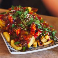 Chips at Wee Buddha in Edinburgh