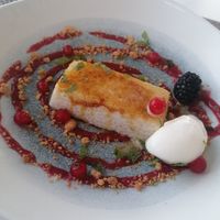 Tapioca pudding at Mirablau Beach Bar & Restaurant in Mallorca