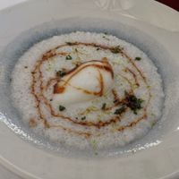 Tappioca Kugeln mit Zitronensorbet at Mirablau Beach Bar & Restaurant in Mallorca