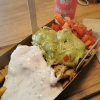 Vegan guacamole kreation at D-Werk in Innsbruck
