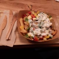 vegan Kreation Gemüse at D-Werk in Innsbruck